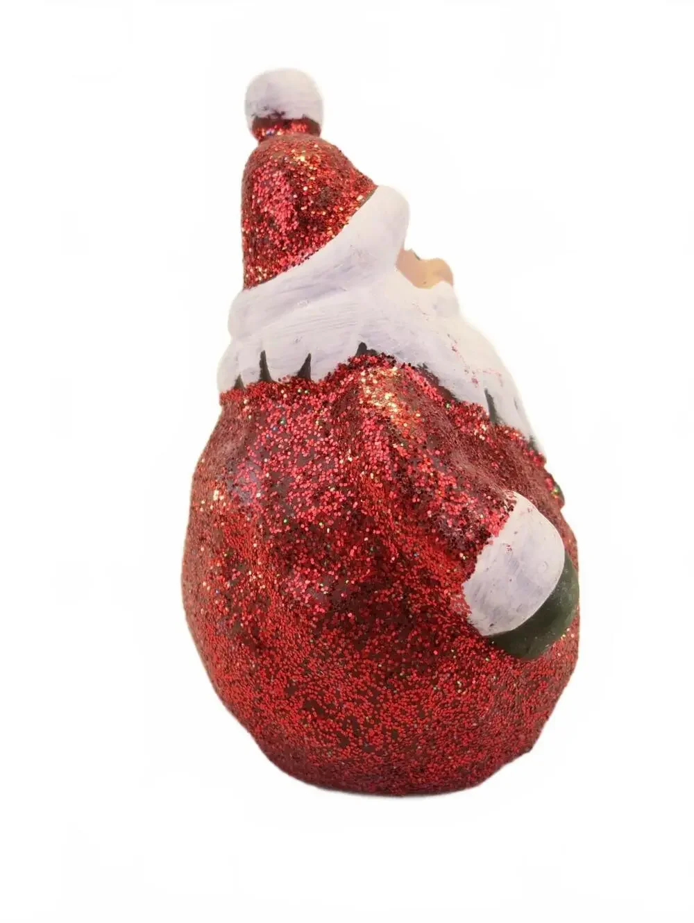 Festive Glitter Santa Claus Figurine Christmas Decoration